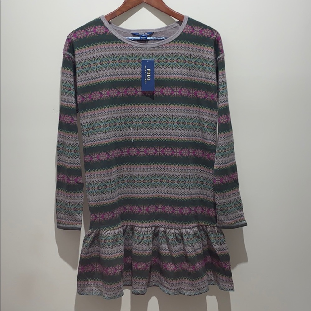Patterned Polo Dress